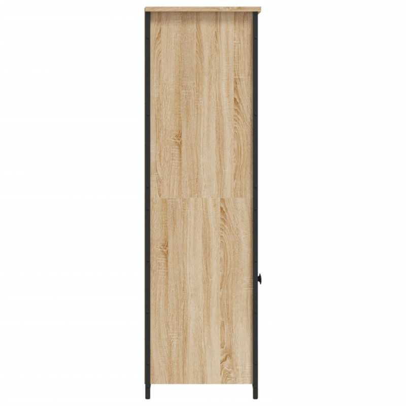 Szafka, dąb sonoma, 62x36x121,5 cm, materiał drewnopochodny