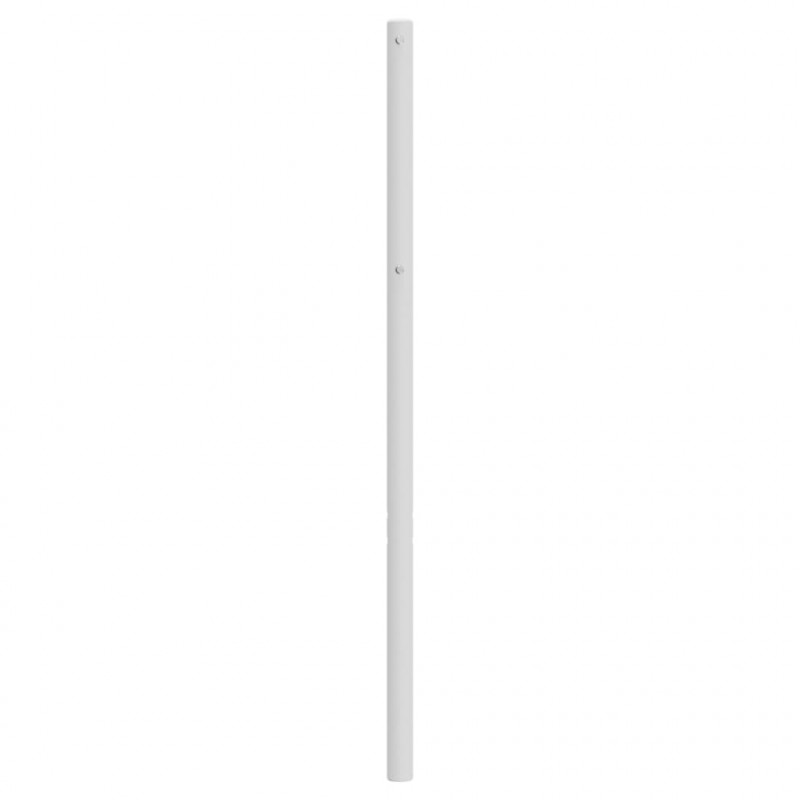 Metalowe wezgłowie, białe, 140 cm