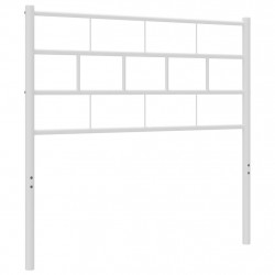 Metalowe wezgłowie, białe, 75 cm
