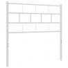 Metalowe wezgłowie, białe, 75 cm