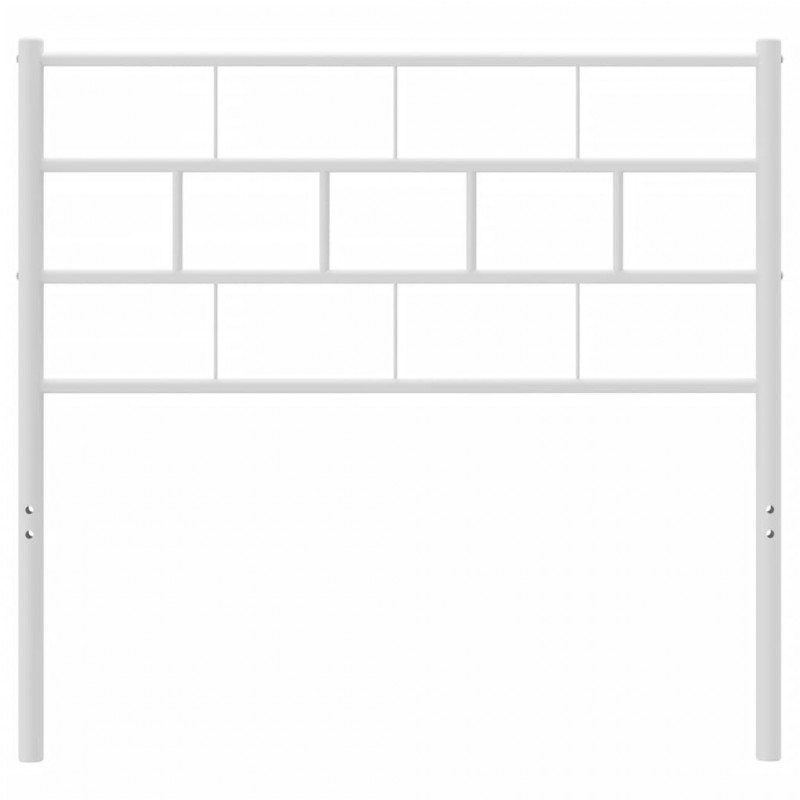 Metalowe wezgłowie, białe, 75 cm