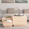 Skrzynie z pokrywami, 3 szt., lite drewno sosnowe