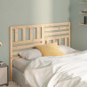 Wezgłowie łóżka, 126x4x100 cm, lite drewno sosnowe