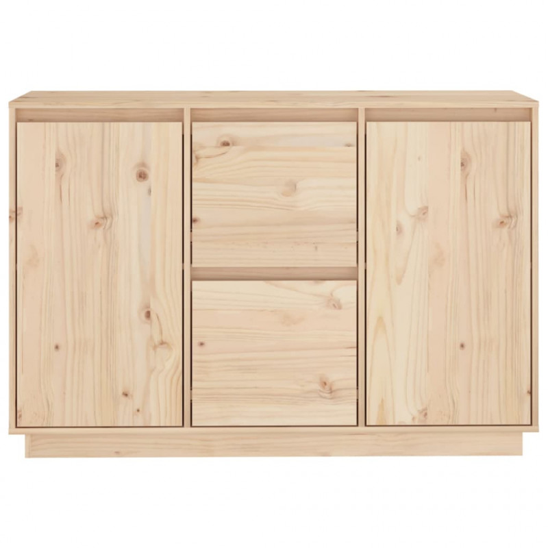 Szafka, 111x34x75 cm, lite drewno sosnowe
