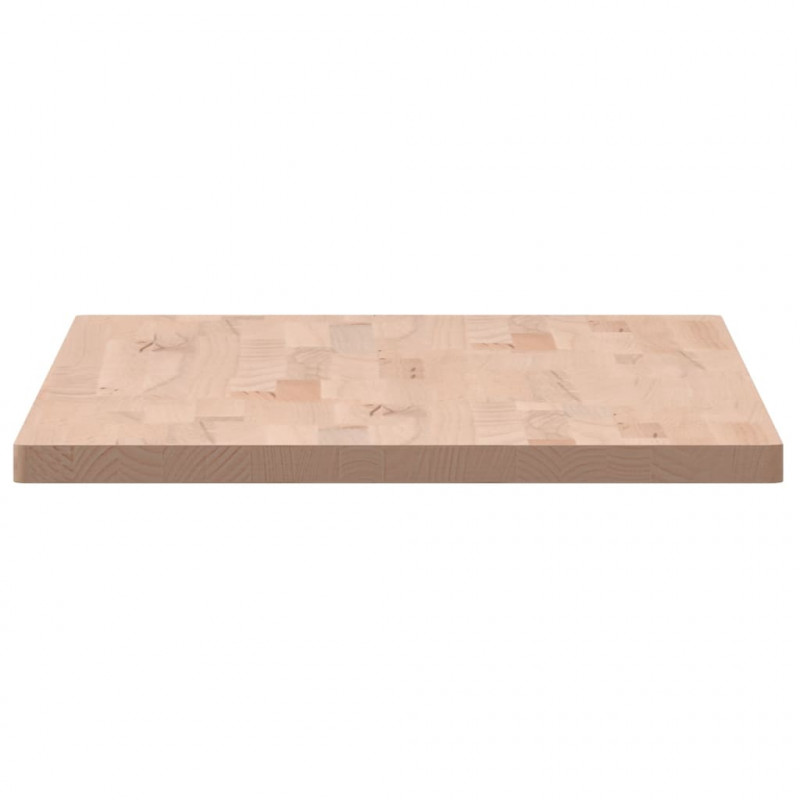 Blat stołu, 100x50x2,5 cm, prostokątny, lite drewno bukowe