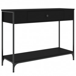 Stolik konsolowy, czarny, 100x34,5x75 cm
