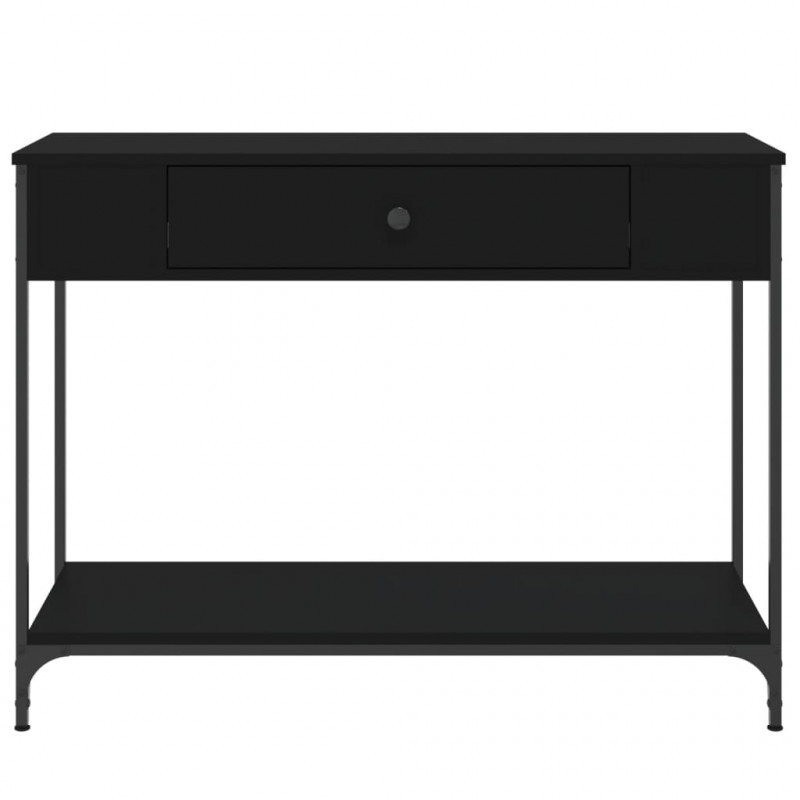 Stolik konsolowy, czarny, 100x34,5x75 cm