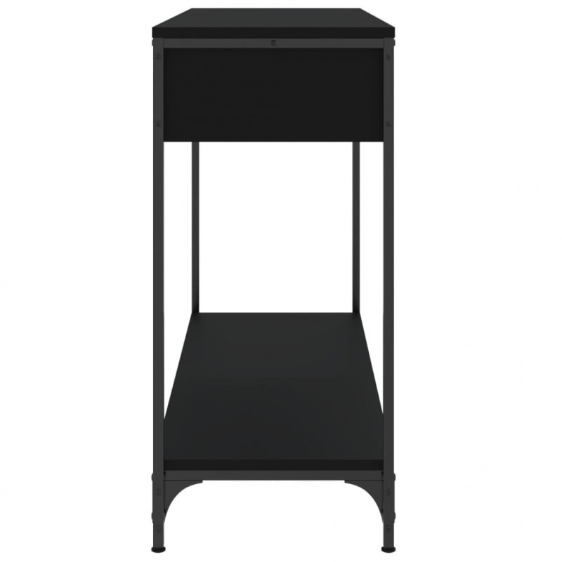 Stolik konsolowy, czarny, 100x34,5x75 cm
