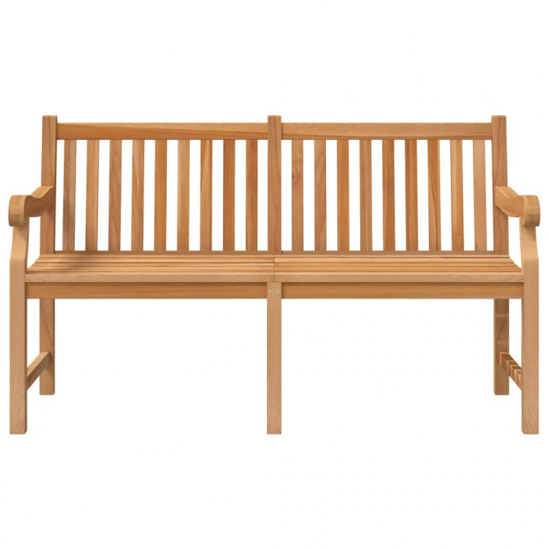 Ławka ogrodowa, 150 cm, lite drewno tekowe