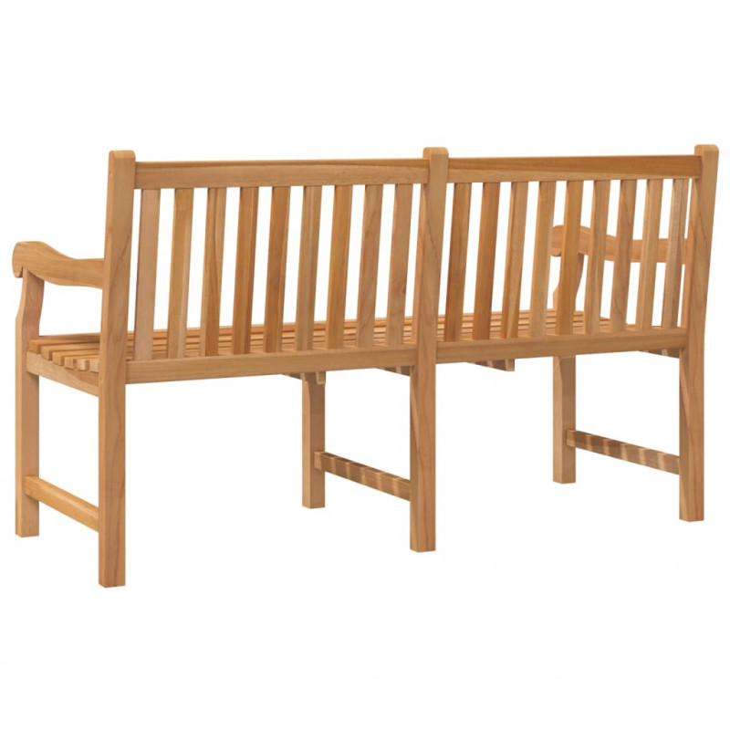 Ławka ogrodowa, 150 cm, lite drewno tekowe