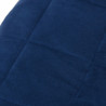Koc obciążeniowy, niebieski, 140x200 cm, 6 kg, tkanina