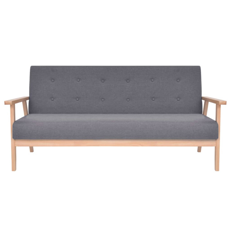 3 osobowa sofa tapicerowana, ciemnoszara