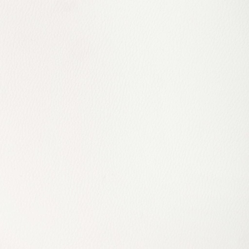 Obrotowe krzesło stołowe, białe, gięte drewno i ekoskóra