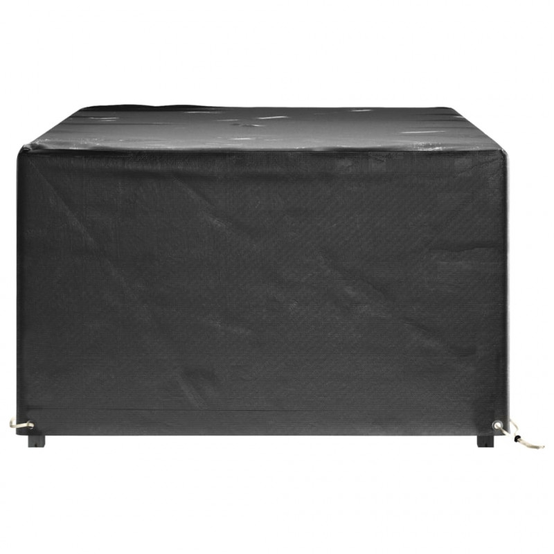 Pokrowce na meble ogrodowe, 2 szt., 8 oczek, 180x122x75 cm