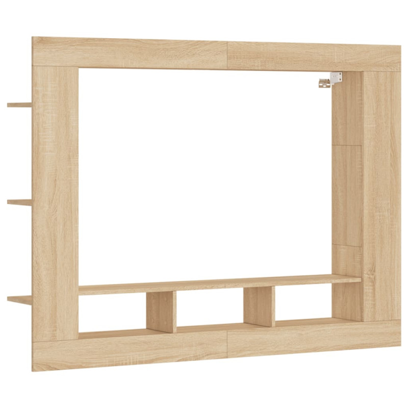 Szafka pod telewizor, dąb sonoma, 152x22x113 cm