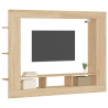 Szafka pod telewizor, dąb sonoma, 152x22x113 cm