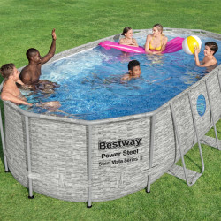 Bestway Basen Power Steel Swim Vista Series, 549x274x122 cm