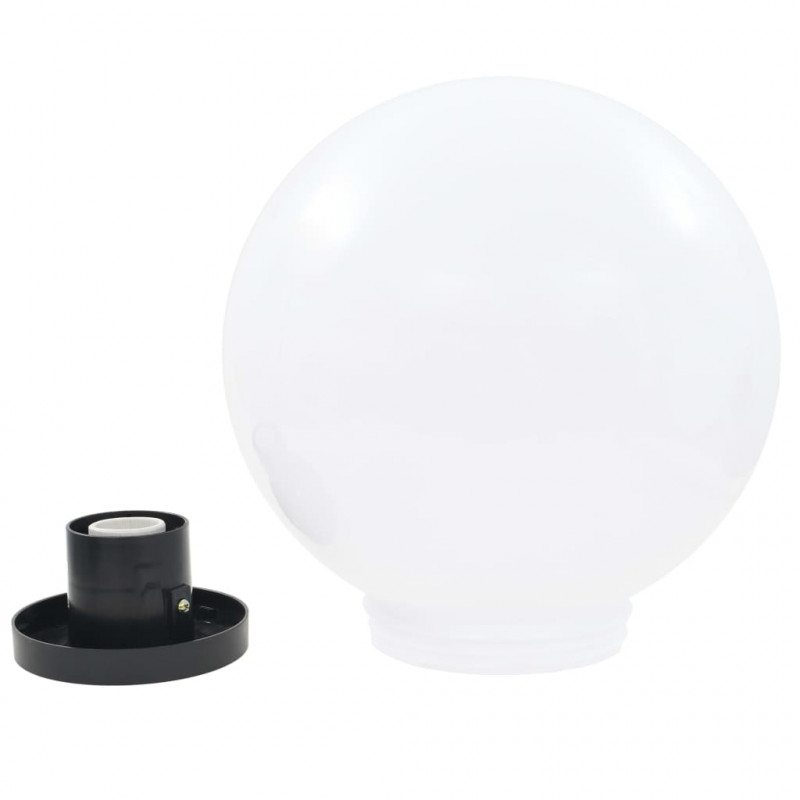 Lampy ogrodowe LED, 4 szt., kuliste, 30 cm, PMMA