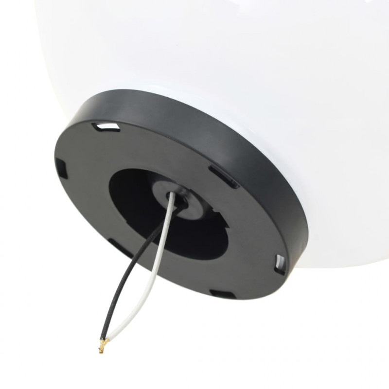 Lampy ogrodowe LED, 4 szt., kuliste, 30 cm, PMMA
