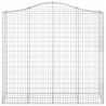 Kosze gabionowe, 20 szt, 200x50x180/200cm, galwanizowane żelazo