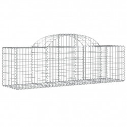 Kosze gabionowe, 30 szt, 200x50x60/80 cm, galwanizowane żelazo