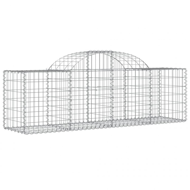 Kosze gabionowe, 30 szt, 200x50x60/80 cm, galwanizowane żelazo