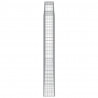 Kosze gabionowe, 2 szt, 300x30x220/240 cm, galwanizowane żelazo