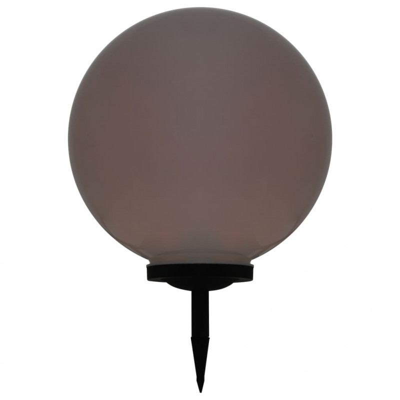 Lampy solarne do ogrodu, 2 szt., LED, kuliste, 50 cm, RGB