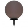 Lampy solarne do ogrodu, 2 szt., LED, kuliste, 50 cm, RGB