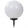 Lampy solarne do ogrodu, 2 szt., LED, kuliste, 50 cm, RGB