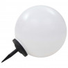 Lampy solarne do ogrodu, 2 szt., LED, kuliste, 50 cm, RGB