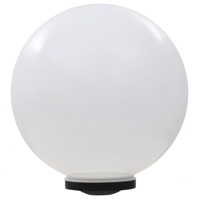 Lampy solarne do ogrodu, 2 szt., LED, kuliste, 50 cm, RGB