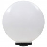 Lampy solarne do ogrodu, 2 szt., LED, kuliste, 50 cm, RGB