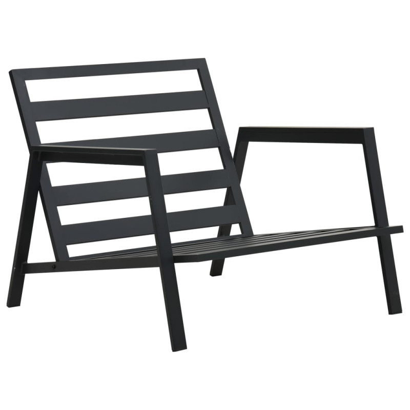 4-cz. zestaw mebli do ogrodu, poduszki, aluminium, ciemnoszary