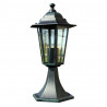 Lampy ogrodowe, 2 szt., ciemnozielone/czarne, aluminium