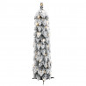 Sztuczna choinka z 45 lampkami LED, ośnieżona, 90 cm
