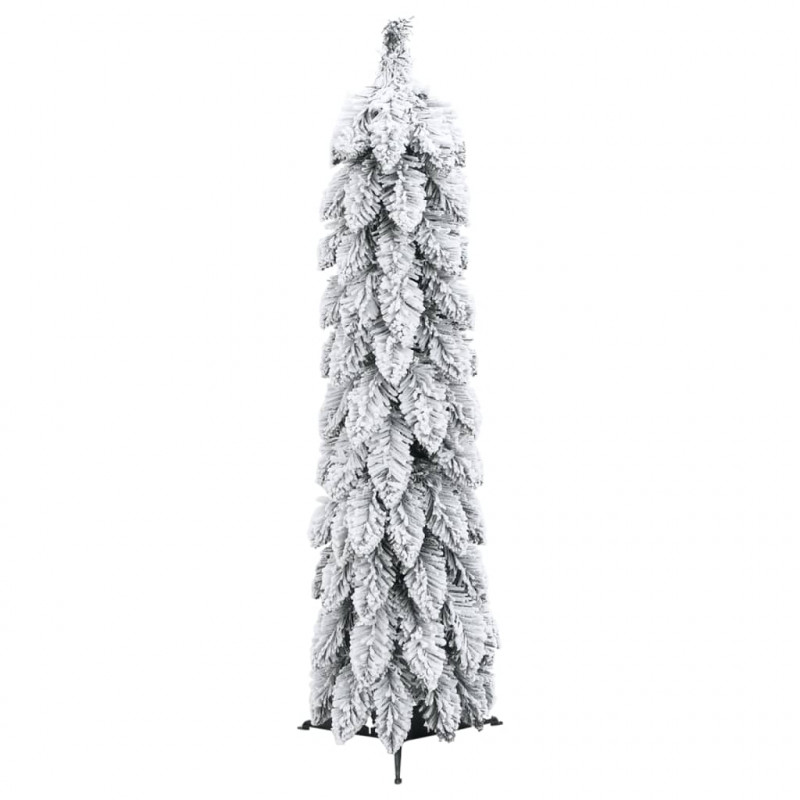 Sztuczna choinka z 45 lampkami LED, ośnieżona, 90 cm