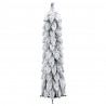 Sztuczna choinka z 45 lampkami LED, ośnieżona, 90 cm