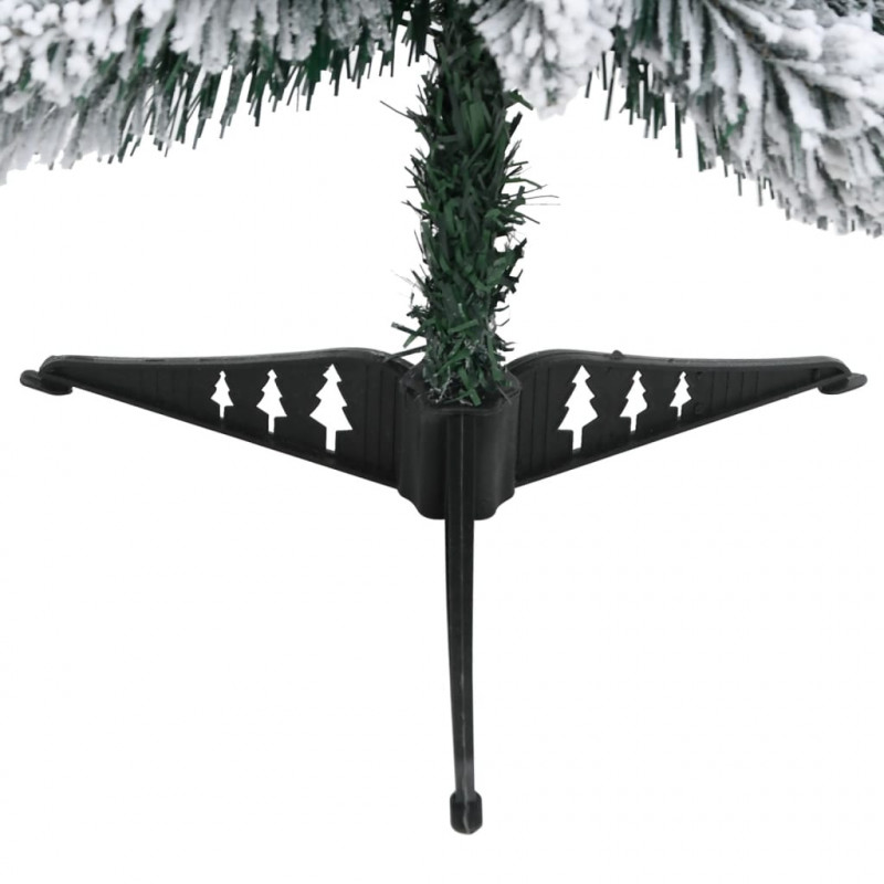 Sztuczna choinka z 45 lampkami LED, ośnieżona, 90 cm