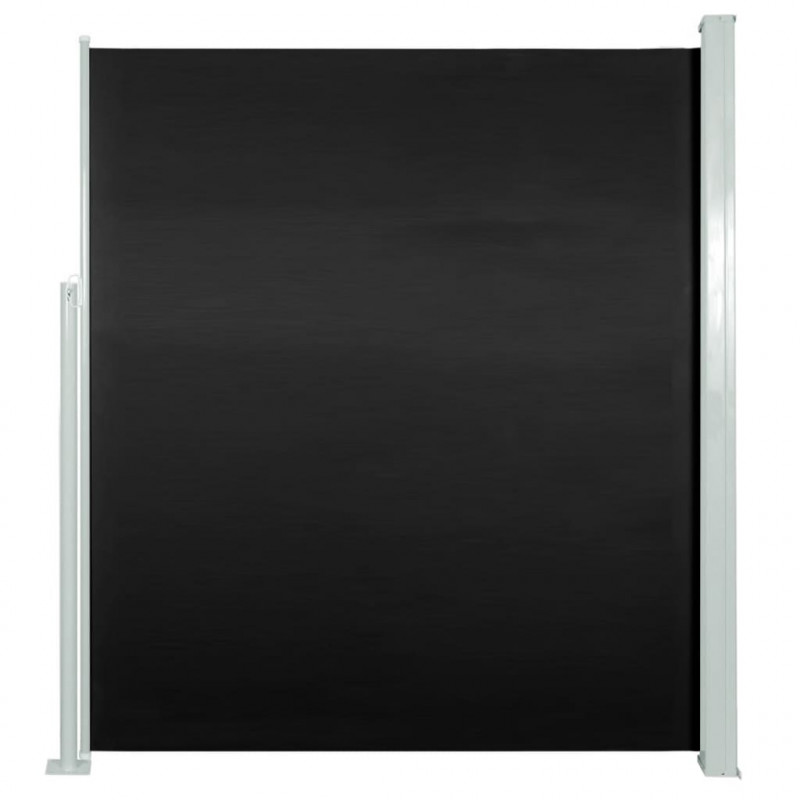 Wysuwana markiza boczna na taras, 160 x 300 cm, czarna