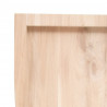 Półka, 40x60x(2-4) cm, surowe lite drewno dębowe