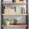 Półka, 80x50x(2-4) cm, surowe lite drewno dębowe
