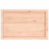 Półka, 80x50x(2-4) cm, surowe lite drewno dębowe
