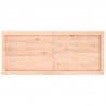 Półka, 120x50x(2-6) cm, surowe lite drewno dębowe