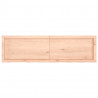 Półka, 140x40x(2-4) cm, surowe lite drewno dębowe