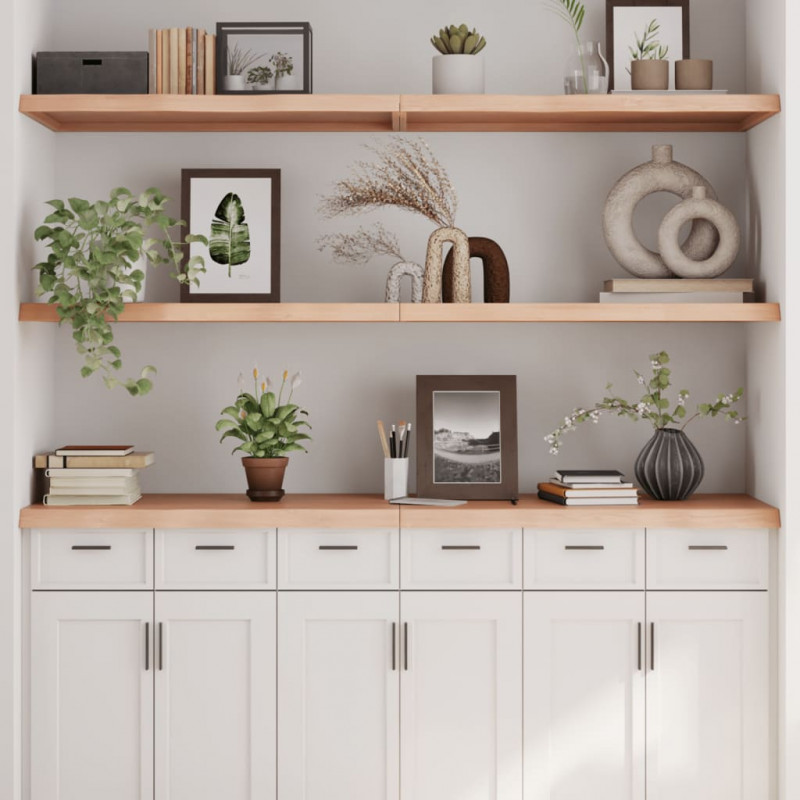 Półka, 160x60x(2-4) cm, surowe lite drewno dębowe