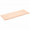 Półka, 160x60x(2-4) cm, surowe lite drewno dębowe