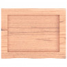 Półka, brązowa, 40x30x(2-4) cm, lakierowane lite drewno dębowe