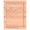 Półka, brązowa, 40x50x(2-4) cm, lakierowane lite drewno dębowe