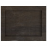 Półka, ciemnobrązowa, 40x30x(2-6) cm, wykończone drewno dębowe